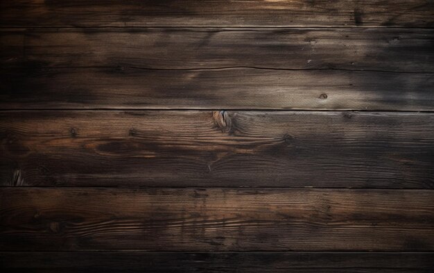 Photo fond de texture vide vieille table en bois sombre