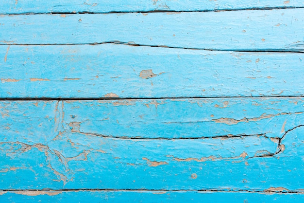 Fond d'une texture vieillie d'un bois bleu