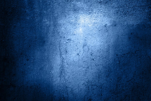 fond de texture de vieux mur de béton bleu