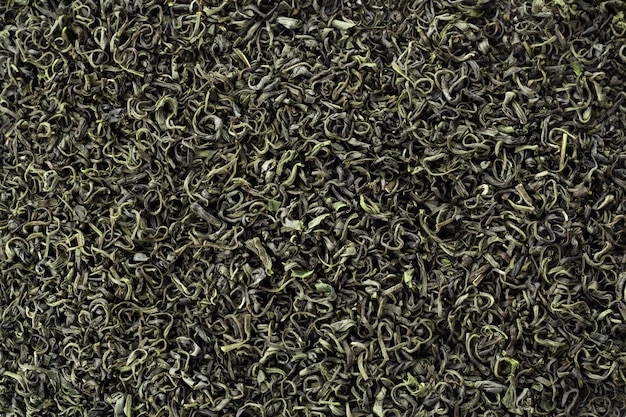 Photo fond de thé vert chinois close up utilisation du thé vert pour la perte de poids alternative à la caféine