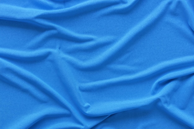 Fond de tissu bleu fond de tissu froissé