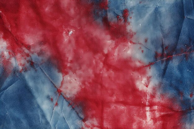 Fond de tissu cyanotype rouge AI génératif
