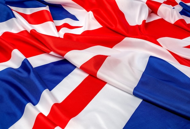 Fond de tissu drapeau britannique