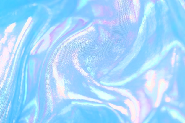 Fond de tissu holographique bleu et rose