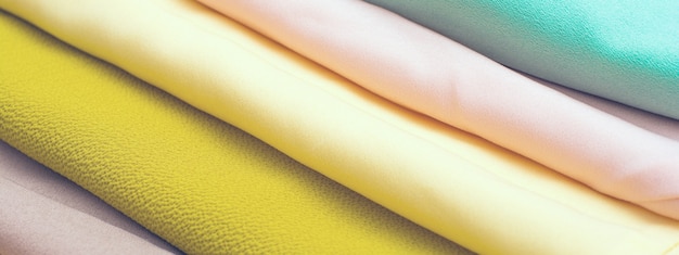 Fond de tissu multicolore
