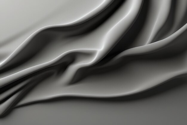 fond de tissu noir abstrait avec espace de copie rendu 3D