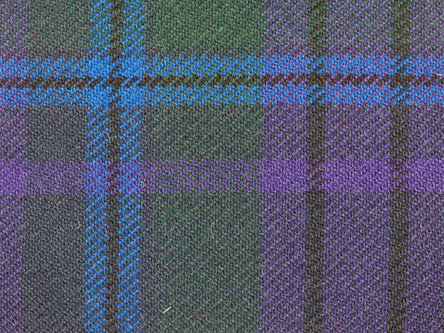 Fond de tissu tartan