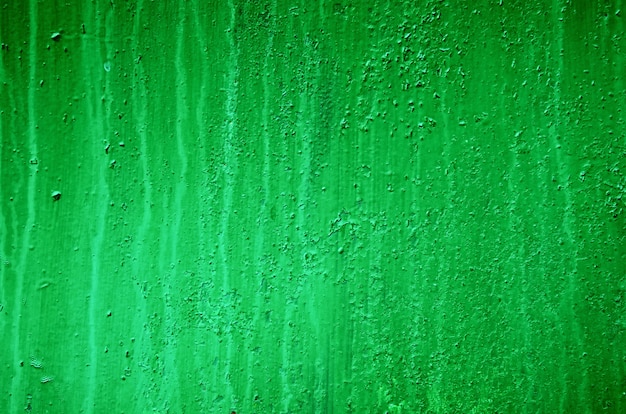 Fond D'une Tôle De Fer Vert Peint, Texture De Fer