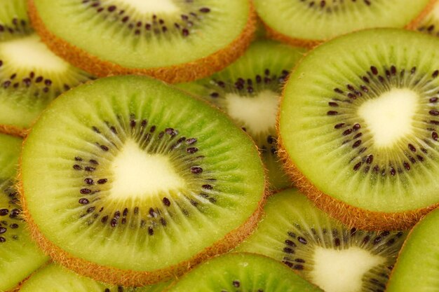 Fond de tranches de kiwi