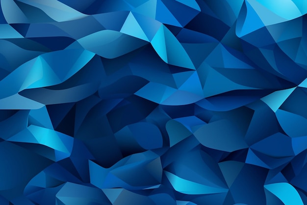 Fond triangle bleu avec un motif triangle