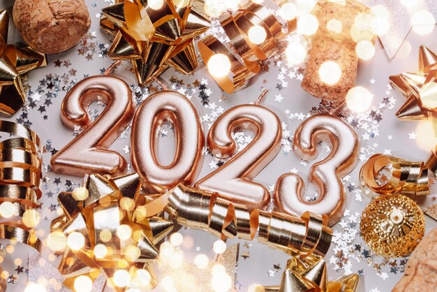 Fond de vacances Bonne année 2023