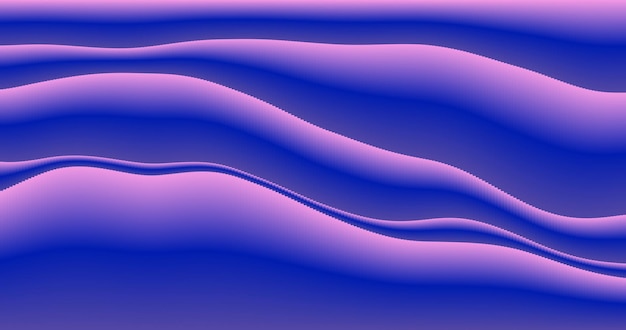 Fond de vague abstraite Concept de vague multicolore Fond dégradé moderne