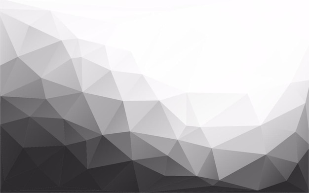 Fond vectoriel polygonal monochrome abstrait