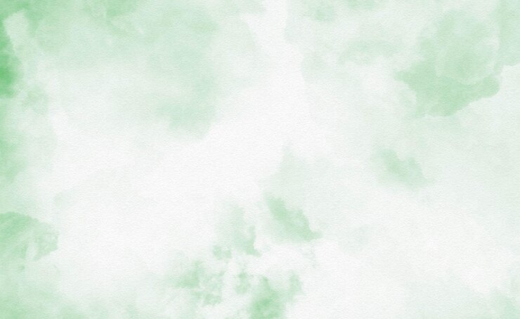 Fond vert aquarelle peint à la main