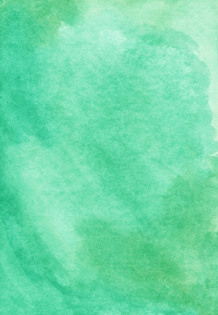 Fond Vert émeraude Aquarelle Clair