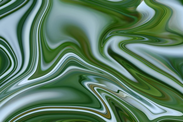 Fond vert avec un motif de lignes et de formes.