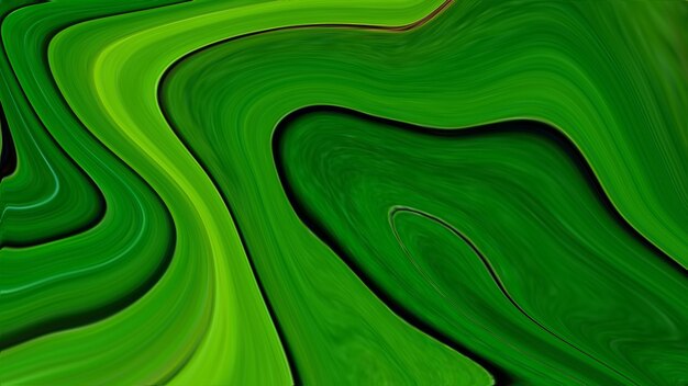 Fond vert avec un motif ondulé et le mot vert dessus.
