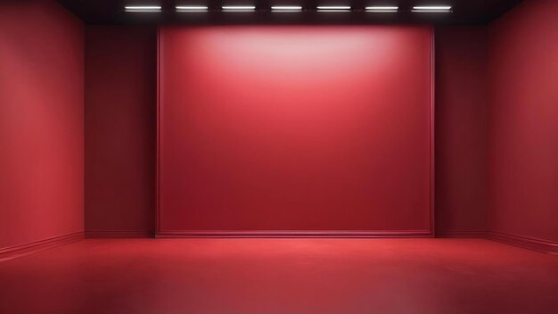 Fond vide abstrait rouge avec espace de copie