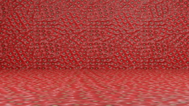 fond vide de texture de surface de fraise pour les produits de l'heure d'été et la fantaisie regardez des fruits sains