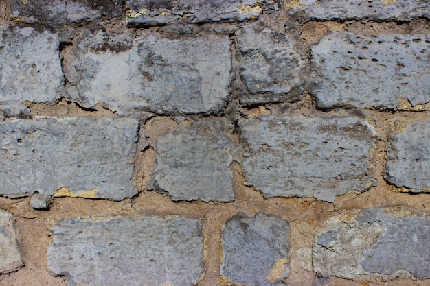 Fond de vieux mur de briques sales vintage.