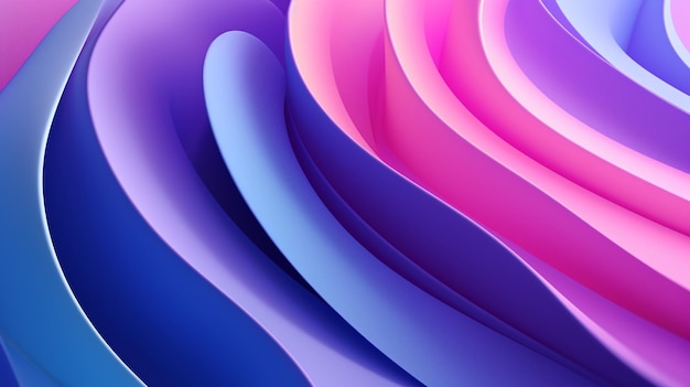 Fond violet et bleu avec un tourbillon de couleurs roses et bleues.