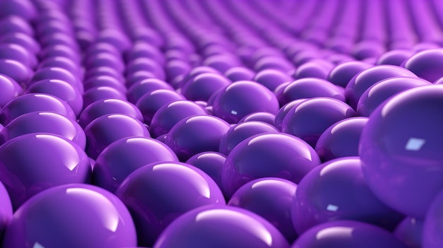 Un fond violet avec des boules violettes