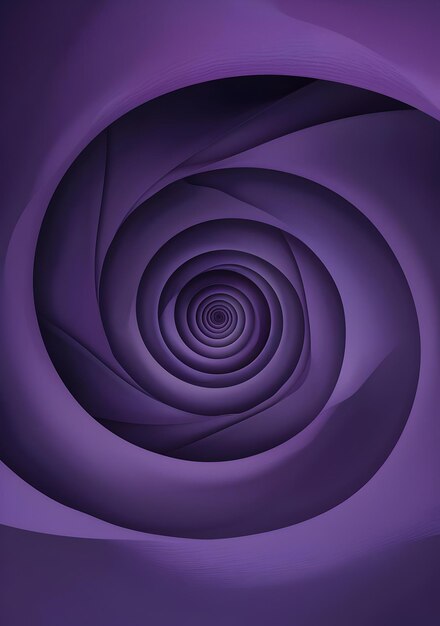 Photo un fond violet avec un dessin en spirale au milieu