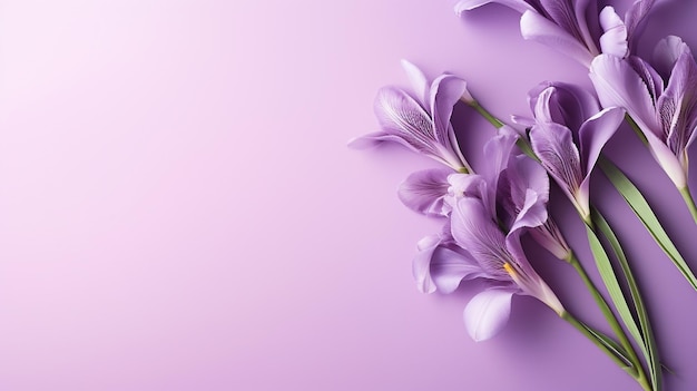 un fond violet avec une fleur dessus