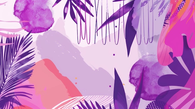 un fond violet avec une main de femme dessus