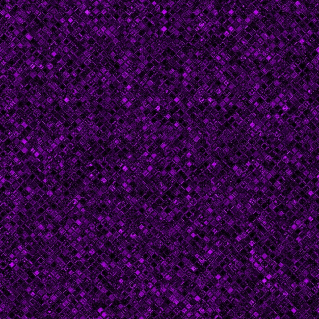 fond violet avec un motif de diamants.