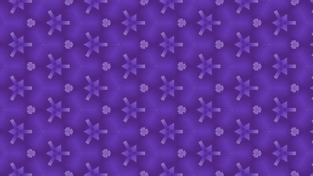 Un fond violet avec un motif de fleurs.