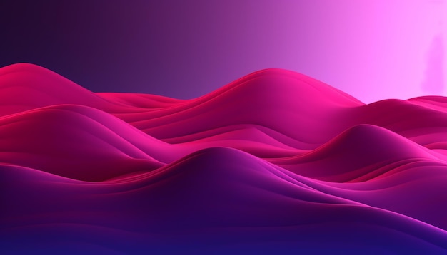 Un fond violet et rose avec une montagne et un fond violet