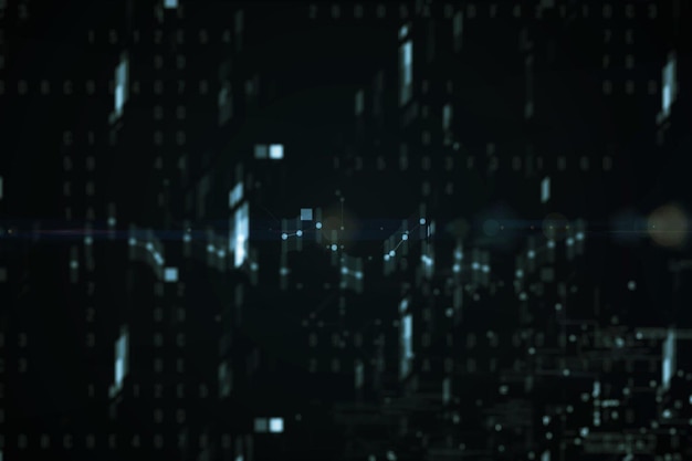 Fondation de la science-fiction futuriste abstraite