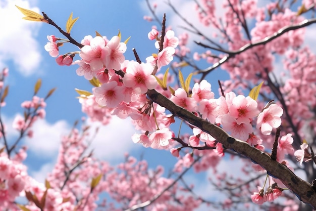 Fonds d'écran Fleur de cerisier dans le ciel