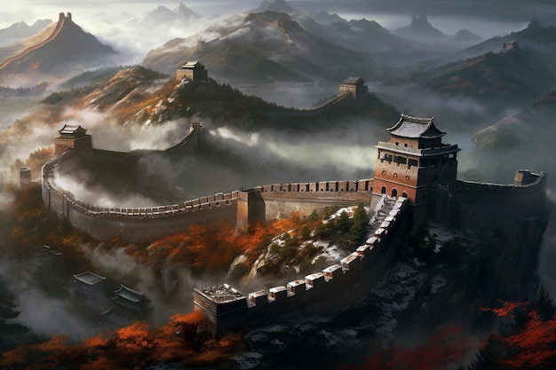 Fonds d'écran de la grande muraille de chine