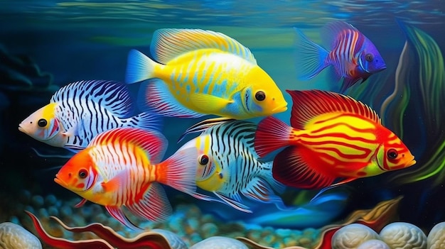 Photo fonds d'écran poisson dans un aquarium