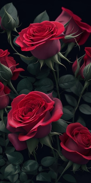 Fonds d'écran roses rouges pour iphone et android. ces fonds d'écran sont parfaits pour iphone et android. fond d'écran de roses rouges, fond d'écran de roses rouges, fond d'écran iphone, fond d'écran iphone