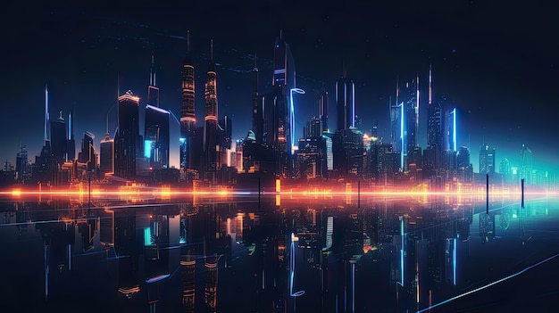 Fonds d'écran de la ville du futur