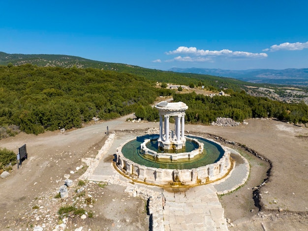 Fontaine historique dans l'ancienne ville de Kibyra Burdur en Turquie