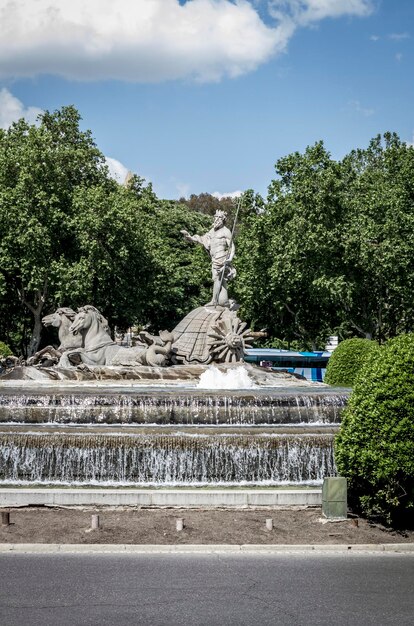 Fontaine de Neptuno, Image de la ville de Madrid, son architecture caractéristique