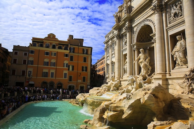 Fontaine de Trevi à Rome, Italie