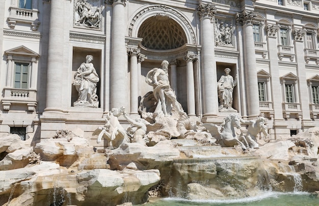 Fontaine de Trevi à Rome en Italie