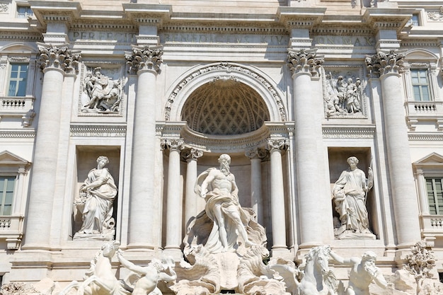 Fontaine de Trevi à Rome en Italie