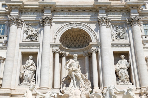 Fontaine de Trevi à Rome en Italie