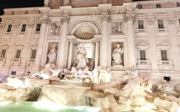 Fontaine de Trevi à Rome en Italie