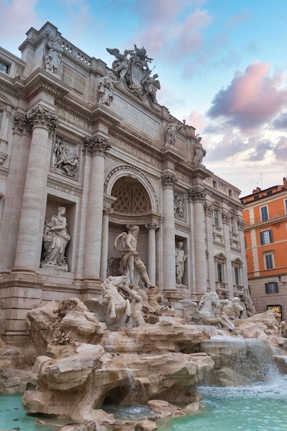 Photo fontaine de trevi