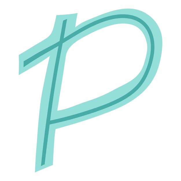 Fonte transparente dessinée à la main par la lettre PNG