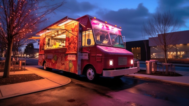 Un food truck Génératif Ai