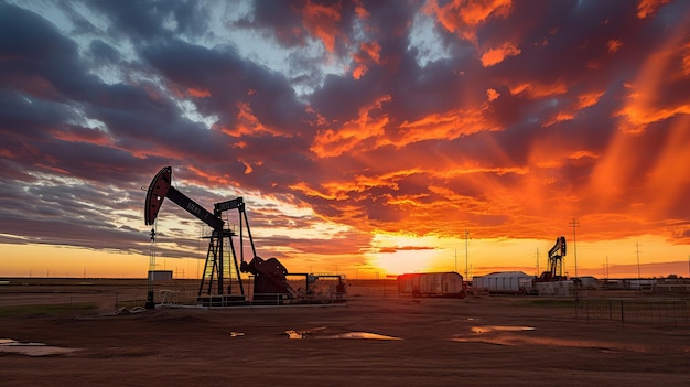 Forage de champs de pétrole et de gaz