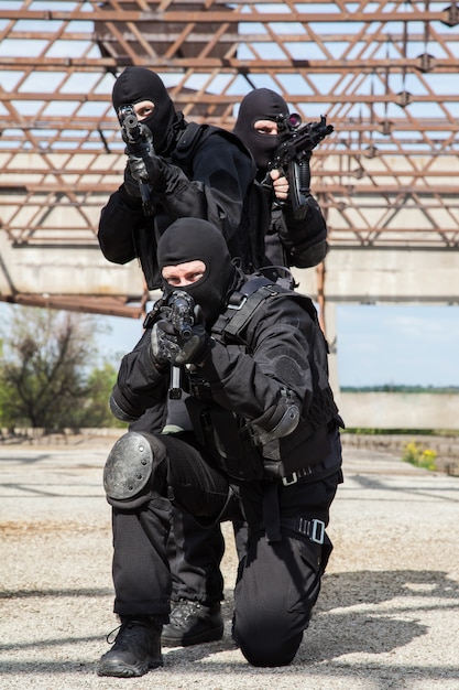 Photo les forces spéciales en action